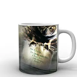 Кухоль GeekLand Harry Potter Гаррі Поттер лист HP.02.033 білий 330 мл червоний - мініатюра 3