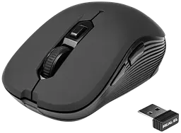 Миша бездротова REAL-EL RM-480 Black (EL123200050)