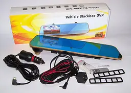 Дзеркало відеореєстратор з камерою заднього огляду DVR 138 Vehicle Blackbox Full HD 1080 Оригінал - мініатюра 9