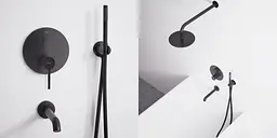 Душова система Rea Lungo black + BOX чорний матовий REA-P4112, Чорний матовий - мініатюра 5