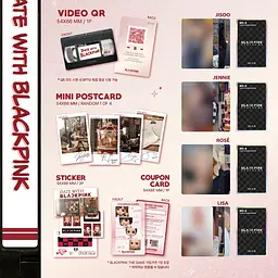 Картки ліцензійні Yg Entertainment The Game Photocard Collection Blackpink Колекція фотокарт Блекпінк YE 04 - мініатюра 3