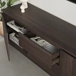 Тумба під телевізор MebelStar Нео 2Ш2Д 150x43x53 см Дуб рістрето (MBS-1251) - мініатюра 3