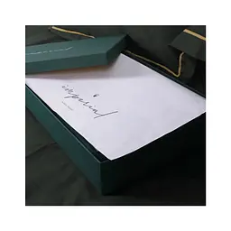 Постельное белье MirSon Сатин Imperial Satin Emerald 160х220 полуторный Евро (2200008576226) - миниатюра 2