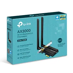 Адаптер WiFi Archer TX50E AX3000, PCI-Express x1, BT5.0 TP-Link teh0017402 - мініатюра 5
