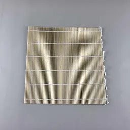 Бамбуковий килимок для суші та ролів 27×27 см, білий, циновка для приготування та подачі суші - мініатюра 3