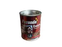 Емаль алкідна ПФ-115 FAZENDA Червоно-коричневий 900г