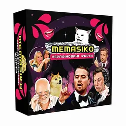 Настільна гра FlixPlayз мемами Memasiko. Нерафіновані жарти PLR-0024