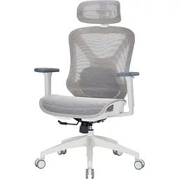 Крісло офісне Officepro Atlas OC630-W-LG-LG White/Light Gray (OC630-W-LG-LG) - мініатюра 2