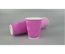 Склянка гофрована 400 мл (12oz) "ЛАВАДА" (15 шт.)