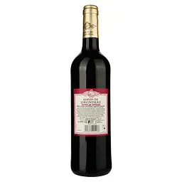 Вино Baron de Lirondeau, червоне, напівсухе, 11%, 0,75 л - мініатюра 2