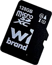 Карта пам'яті Wibrand 128Gb microSDXC (UHS-1) class 10 (WICDHU1/128GB) - мініатюра 2