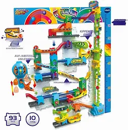 Розвиваючий конструктор лабіринт VTech Marble Rush Ultimate Vertical Run V100E 93 деталі 10 кульок від 4 років (SKU-325) - мініатюра 5