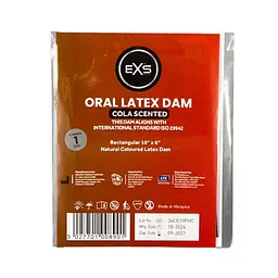 Латексна серветка для орального сексу - EXS Oral Latex Dam Banana Scented