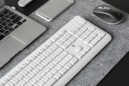 Клавіатура бездротова 2E KS220, 106key White - мініатюра 6