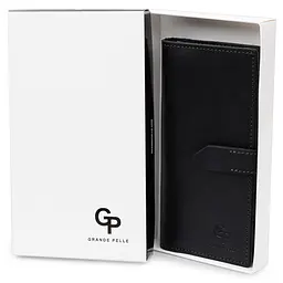 Чоловіче шкіряне портмоне GRANDE PELLE 9х18х1 см acs0018657 - мініатюра 5