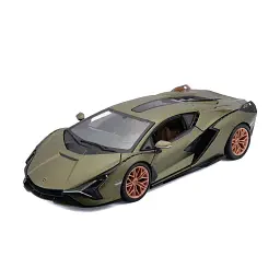 Автомодель - LAMBORGHINI SIÁN FKP 37 (асорті зелений металік, червоний металік, 1:24) - мініатюра 2