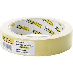 Скотч малярський Unifix 25 мм x 40 м преміум