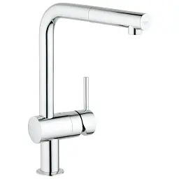 Змішувач для мийки Grohe Minta з висувною лійкою Хром 30412