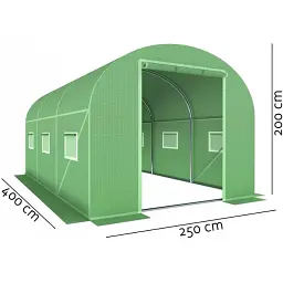 Парник-теплиця Kontrast 10 m² 400x250 см - мініатюра 2