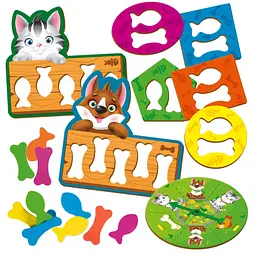 Гра-сортер Vladi Toys Нагодуй пухнастиків (ZB2002-07) - мініатюра 3