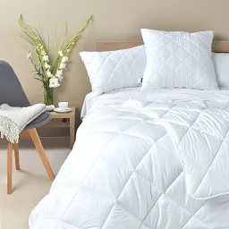 Подушка Ideia Nordic Comfort зі стьобаним чохлом 70х70 см білий (8-34690) - мініатюра 3