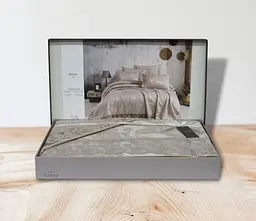 Покривало з наволочками Helen Beige 240 x 260 см Gardines pbe0051054 - мініатюра 3