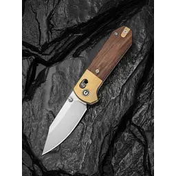 Ніж складаний кишеньковий Civivi Yonder Clip Point (7.3 см) 14C28N / Wood and Brass натуральний - мініатюра 9