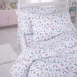 Підковдра MirSon Ranforce Elite Tiny Unicorn pink 110х140 см (2200012579954) - мініатюра 4