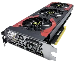 Відеокарта GeForce GTX 1070 8GB Manli Gallardo (M-NGTX1070G/5RGHDPPP-F378G) Б/В - мініатюра 2