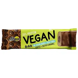 Протеїновий батончик FitWin Vegan Bar Coffee & Salted Caramel 12x60 г