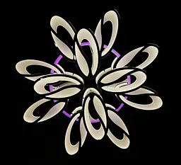 LED люстра світильник з пультом і підсвічуванням Splendid-Ray 30-3981-51 - мініатюра 7