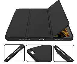 Чохол-книжка CDK Еко-шкіра силікон Smart Case cлот стилус для Apple iPad Air 10.9" 4gen 2020 (015026) black - мініатюра 3