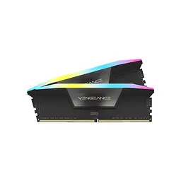 Модуль пам'яті для комп'ютера DDR5 32GB (2x16GB) 6400 MHz Vengeance RGB Grey Corsair (CMH32GX5M2B6400Z32) - мініатюра 2