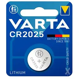 Батарейка VARTA CR 2025 BLI 1 LITHIUM (3054)