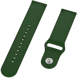 Силіконовий ремінець BeCover для Huawei Watch GT 2 42 mm Green (706247) - мініатюра 2