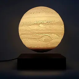 Нічний світильник HCNT Levitating Lamp Jupiter Light Wood Grain (SIM10-GW5-J) [137661] - мініатюра 3