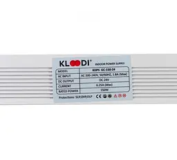 Блок живлення 150W, 24V. IP20 KLOODI KDPS-GC 150 24V - мініатюра 2