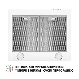 Витяжка купольна Perfelli K 6610 WH 1000 LED - мініатюра 5