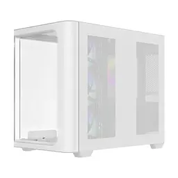 Корпус для ПК OCYPUS IOTA C70 CURVE ARGB DIGITAL WH (IOTA-C70-WHD400CD-GL) - мініатюра 4