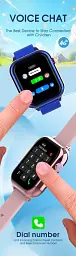 Дитячий смарт-годинник Wonlex KT38 годинник-телефон з відеодзвінком GPS WI-FI і SIM-картою Black (19133) - мініатюра 6