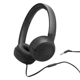 Навушники JBL Tune 530, Black, 3.5 мм, мікрофон, однокнопковий пульт керування, технологія "Pure Bass", складний дизайн, підтримка Siri та Google Now (JBLT530BLK)