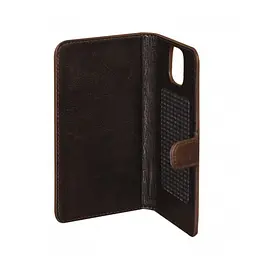 Чохол шкіряний універсальний 4.7 dark brown камера в центрі - мініатюра 3