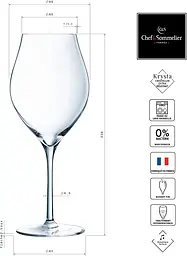 Келих для вина Chef&Sommelier Exaltation 550 мл (V6189) - мініатюра 6