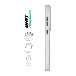Чохол ArmorStandart Unit MagCase для Samsung S26 Ultra 5G Matte Clear Silver - мініатюра 3