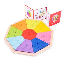 Головоломка дерев'яна New Classic Toys Восьмикутник, 72 частини (10515) - мініатюра 4