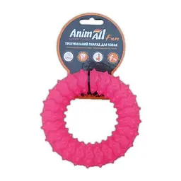 Іграшка AnimAll Fun кільце з шипами коралове 12 см