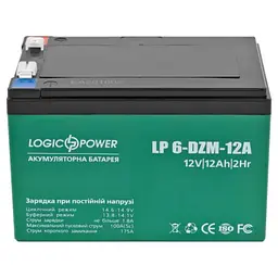Акумуляторна батарея для ДБЖ LogicPower AGM 12 V / 12 А*ч (3536)