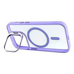Чохол із підставкою MagSafe TPU PC Metal Stand Case Apple iPhone 14 Pro Purple - мініатюра 2
