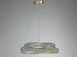 Елегантна підвісна LED-люстра для залу Diasha D8816/600G, золото, 85W, 4675 lm - мініатюра 5