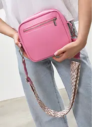 Жіноча кросбоді сумка Sambag Frame рожева 20 × 20 × 8 см (50223406) - мініатюра 6
